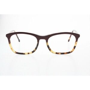 L.A. EYEWORKS TWIN PEAKS 707 ONE PAIR RED TORTOISE SPLIT ITALY 49/19-143 MM